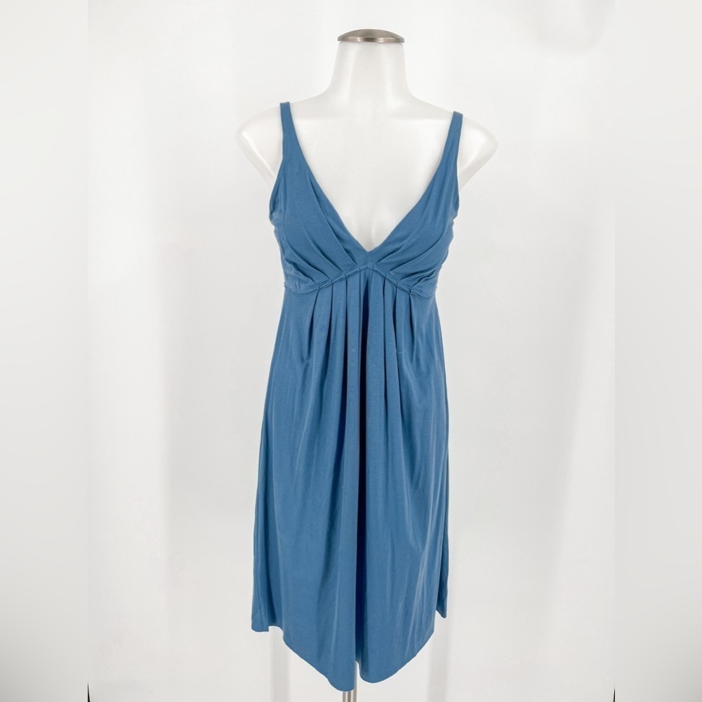 Susana Monaco Gather String Halter Dress - Blue